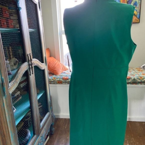 Merona Green Sleeveless Dress, Size 14 - Picture 7 of 10